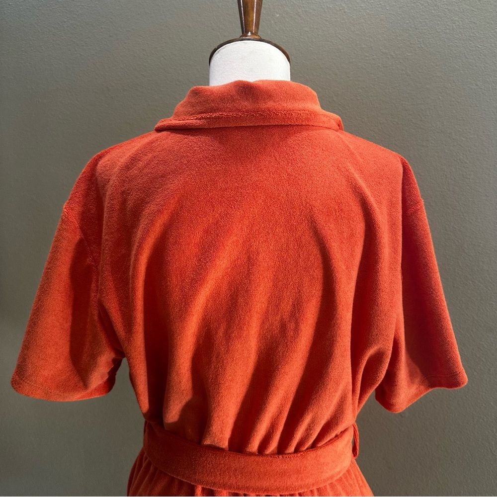 Beach Riot Orange Button-Up Romper - Picture 12 of 12